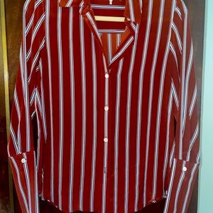 FRAME silk button down blouse